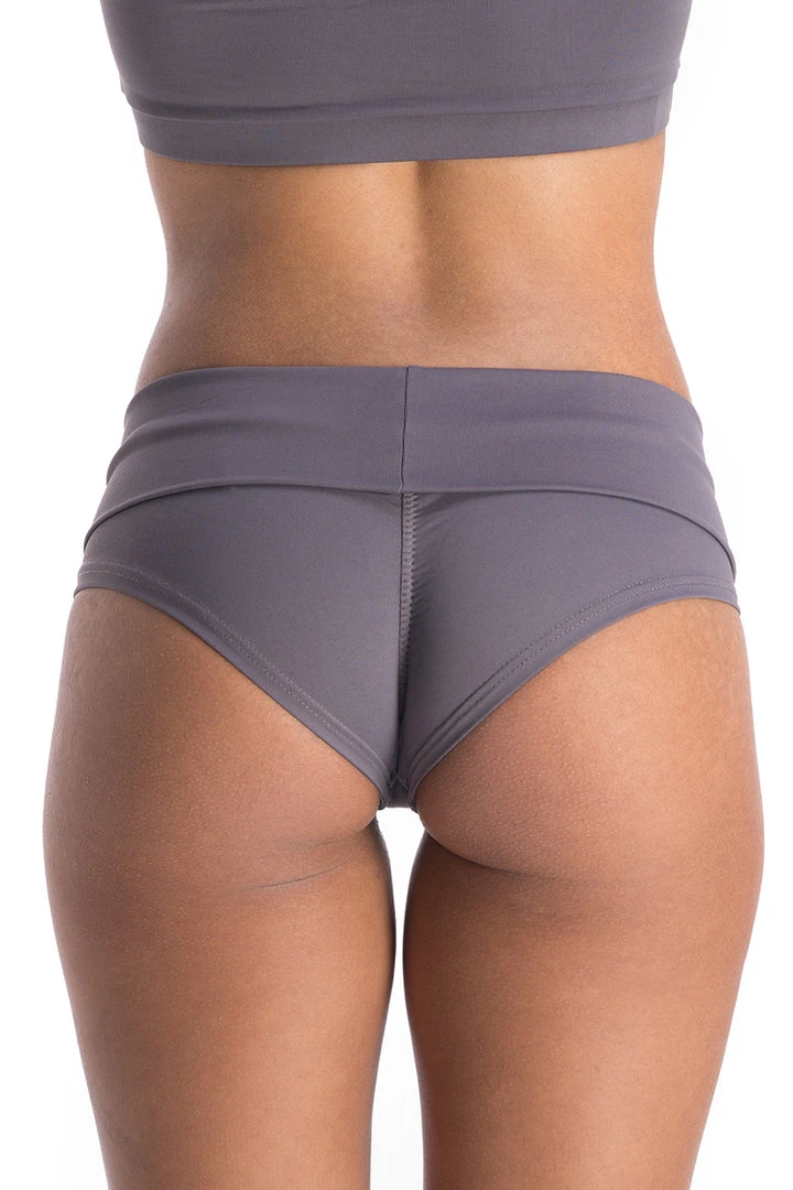 Best Sale โญ Poledancerka High-Low Brazil Shorts - Grey ๐ 3 Poledancerka High-Low Brazil Shorts - Grey