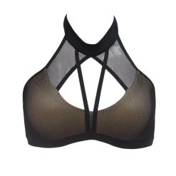 Top 10 ✔️ Hamade Activewear Mesh Halter Neck Top - Black ❤️ 8 Hamade Activewear Mesh Halter Neck Top - Black