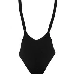 Hamade Activewear High Cut Sling Bottoms - Black All Pole Wear