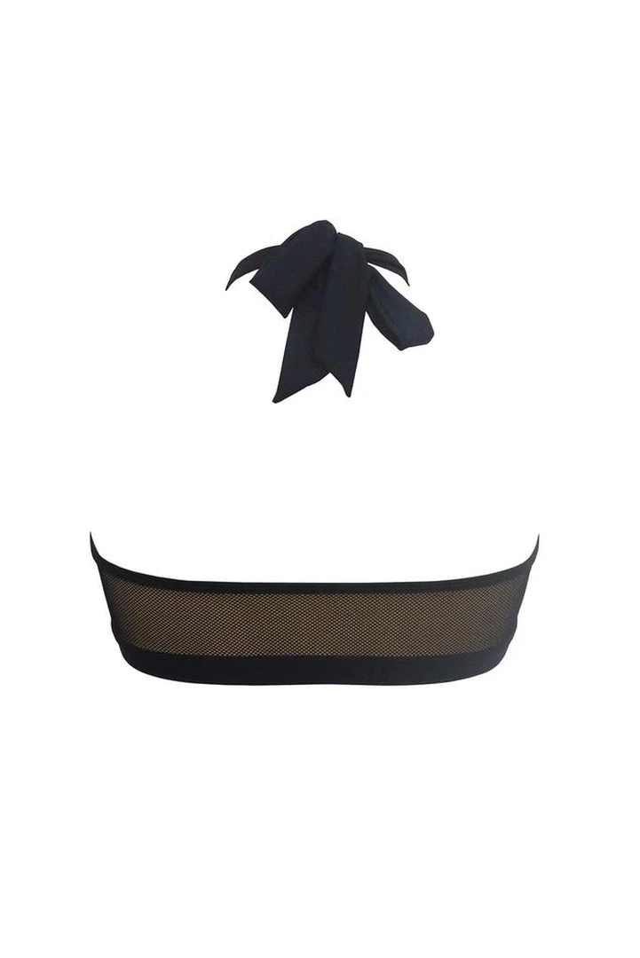 Top 10 ✔️ Hamade Activewear Mesh Halter Neck Top - Black ❤️ 5 Hamade Activewear Mesh Halter Neck Top - Black