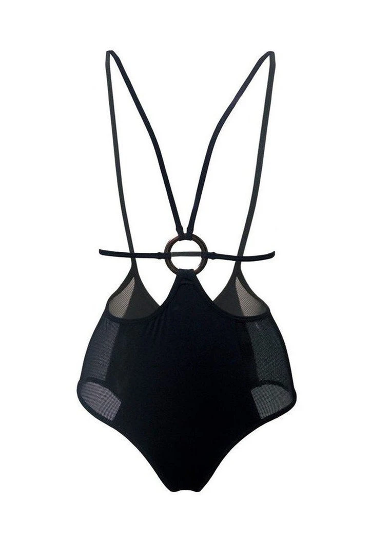 New โจ Hamade Activewear Strappy O-Ring Sling Bottoms - Black ๐ 4 Hamade Activewear Strappy O-Ring Sling Bottoms - Black