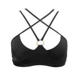 Hamade Activewear O-Ring Top - Black