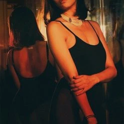 Hamade Activewear Classic High-cut Bodysuit - Black