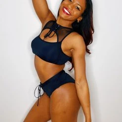 Discount ✨ Hamade Activewear Lace Up High Cut Bottoms - Black All Pole Wear 👍 12 Hamade Activewear Lace Up High Cut Bottoms - Black All Pole Wear