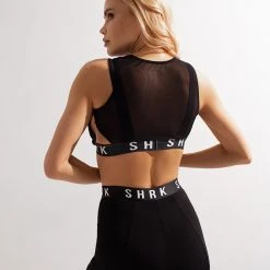 All Pole Wear Shark Polewear America Top - Black