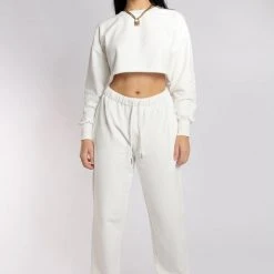 Flash Sale โค๏ธ Loungewear Bottoms Creatures Of XIX Oversized Jogger Bottoms - Ecru ๐ 9 Loungewear Bottoms Creatures Of XIX Oversized Jogger Bottoms - Ecru