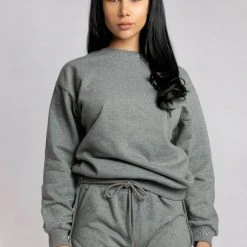 Creatures Of XIX Off-Duty Jumper - Slate Loungewear Tops