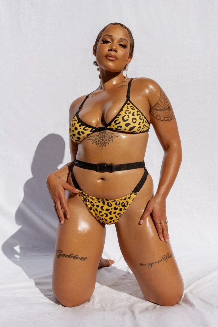 Best deal ๐ฅฐ Creatures Of XIX Buckle Up Bottoms - Yellow Leopard All Pole Wear ๐ 1 Creatures Of XIX Buckle Up Bottoms - Yellow Leopard All Pole Wear