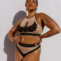 Best reviews of ๐ Creatures Of XIX I S I S High Waisted Bottoms - Black With Sand Mesh ๐ 12 Creatures Of XIX I S I S High Waisted Bottoms - Black With Sand Mesh