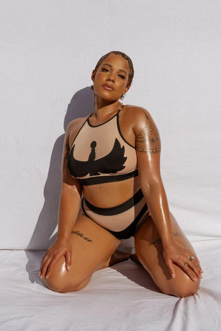 Best reviews of ๐ Creatures Of XIX I S I S High Waisted Bottoms - Black With Sand Mesh ๐ 10 Creatures Of XIX I S I S High Waisted Bottoms - Black With Sand Mesh