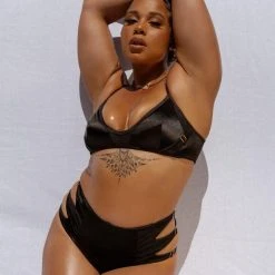 Creatures Of XIX Aphrodite High Waist Bottoms - Black Back In Stock