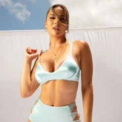 Promo 😉 All Pole Wear Creatures Of XIX Aphrodite High Waist Bottoms - Baby Blue Satin ⌛ 24 All Pole Wear Creatures Of XIX Aphrodite High Waist Bottoms - Baby Blue Satin