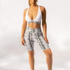 Creatures Of XIX Boa Triangle Top - White