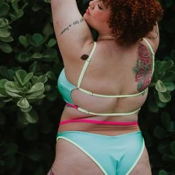 Flash Sale 🛒 Rolling Vento Neon Reversible Top - Blue/Rosé All Pole Wear 🔥 19 Rolling Vento Neon Reversible Top - Blue/Rosé All Pole Wear