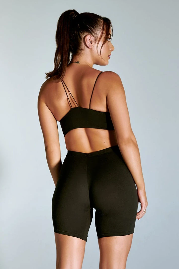 Best Pirce ✨ Creatures Of XIX LuxLounge One Shoulder Illusion Top - Black All Pole Wear ⭐ 2 Creatures Of XIX LuxLounge One Shoulder Illusion Top - Black All Pole Wear