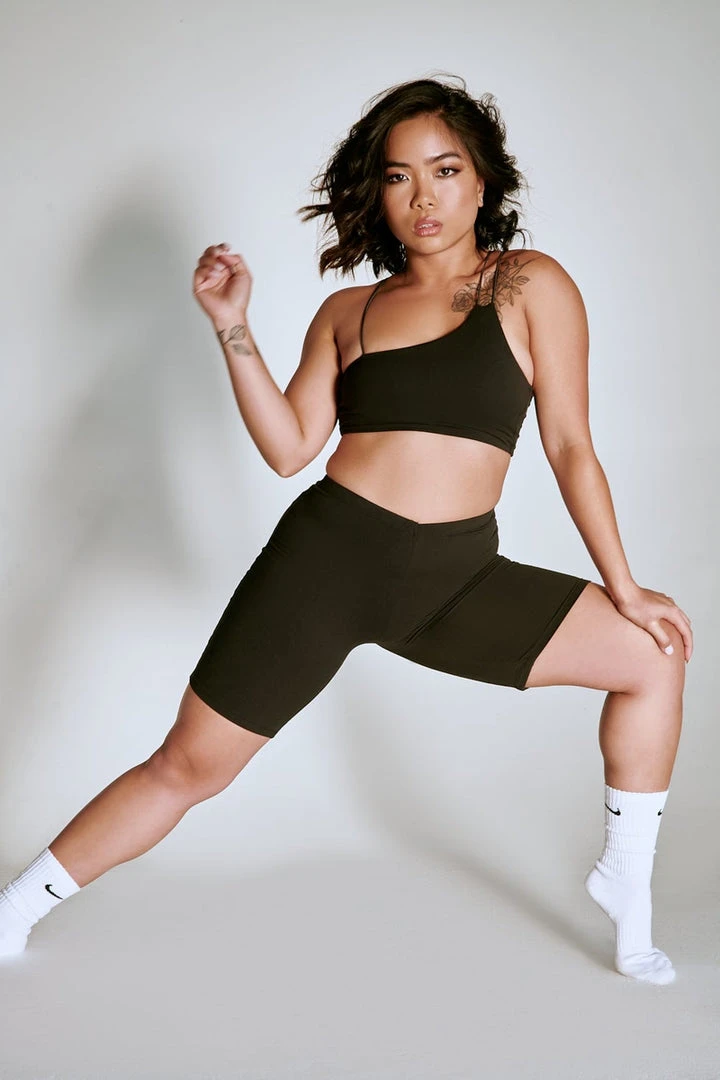 Best Pirce ✨ Creatures Of XIX LuxLounge One Shoulder Illusion Top - Black All Pole Wear ⭐ 7 Creatures Of XIX LuxLounge One Shoulder Illusion Top - Black All Pole Wear