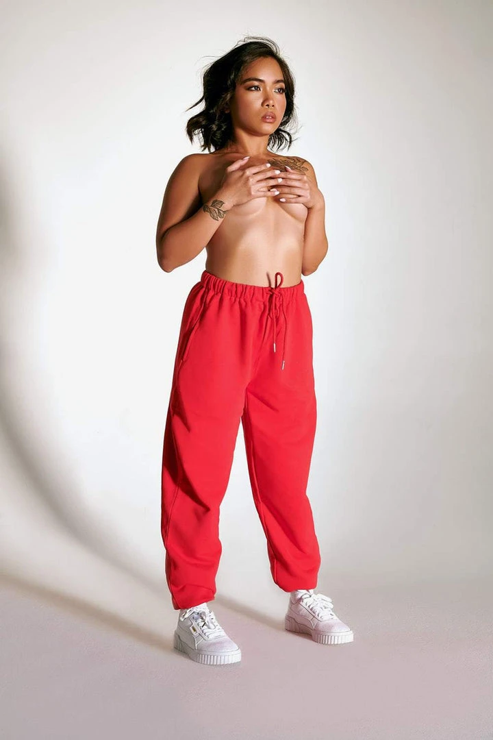 Best deal ❤️ Creatures Of XIX Oversized Jogger Bottoms - Jalapeño Loungewear Bottoms ⭐ 3 Creatures Of XIX Oversized Jogger Bottoms - Jalapeño Loungewear Bottoms