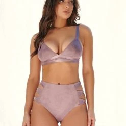 Outlet 🌟 Creatures Of XIX Aphrodite Triangle Top - Lilac Suede All Pole Wear ✔️ 9 Creatures Of XIX Aphrodite Triangle Top - Lilac Suede All Pole Wear