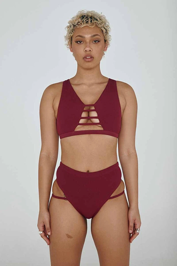 Wholesale ✔️ All Pole Wear Creatures Of XIX The Valley Top - Ribbed Plum ⌛ 3 All Pole Wear Creatures Of XIX The Valley Top - Ribbed Plum