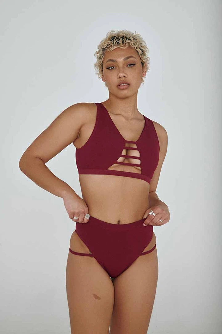 Wholesale ✔️ All Pole Wear Creatures Of XIX The Valley Top - Ribbed Plum ⌛ 1 All Pole Wear Creatures Of XIX The Valley Top - Ribbed Plum