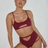 Creatures Of XIX The Hills Raree Top - Ribbed Plum All Pole Wear