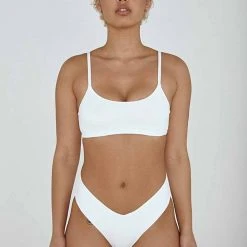 Best Sale ❤️ Creatures Of XIX The Hills Bottoms - Ribbed White All Pole Wear 🥰 7 Creatures Of XIX The Hills Bottoms - Ribbed White All Pole Wear
