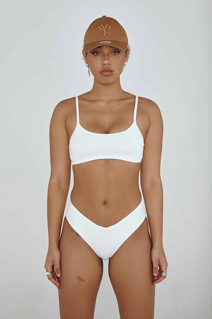 Top 10 😉 Creatures Of XIX The Hills Top - Ribbed White All Pole Wear ✨ 3 Creatures Of XIX The Hills Top - Ribbed White All Pole Wear