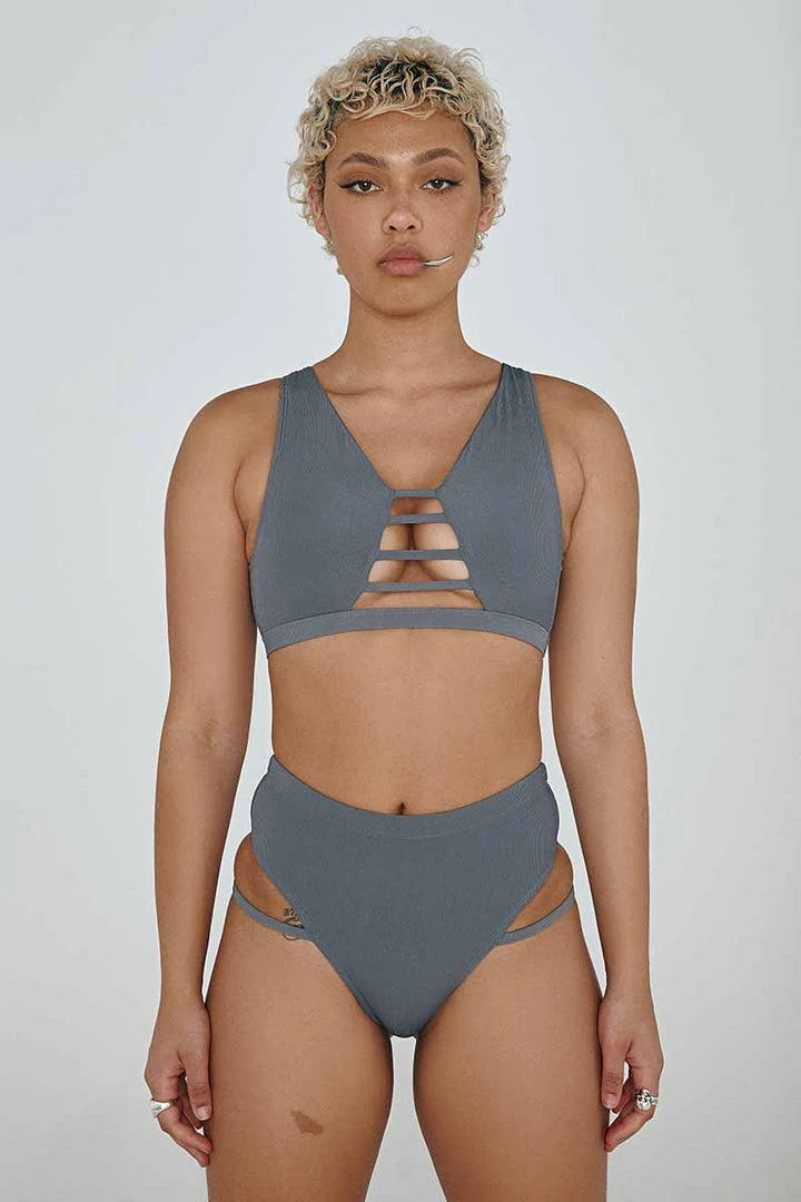 Discount ๐งจ All Pole Wear Creatures Of XIX LA Bottoms - Ribbed Dark Grey โญ 3 All Pole Wear Creatures Of XIX LA Bottoms - Ribbed Dark Grey