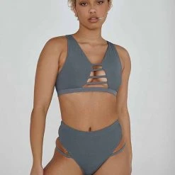 Creatures Of XIX The Valley Top - Ribbed Dark Grey