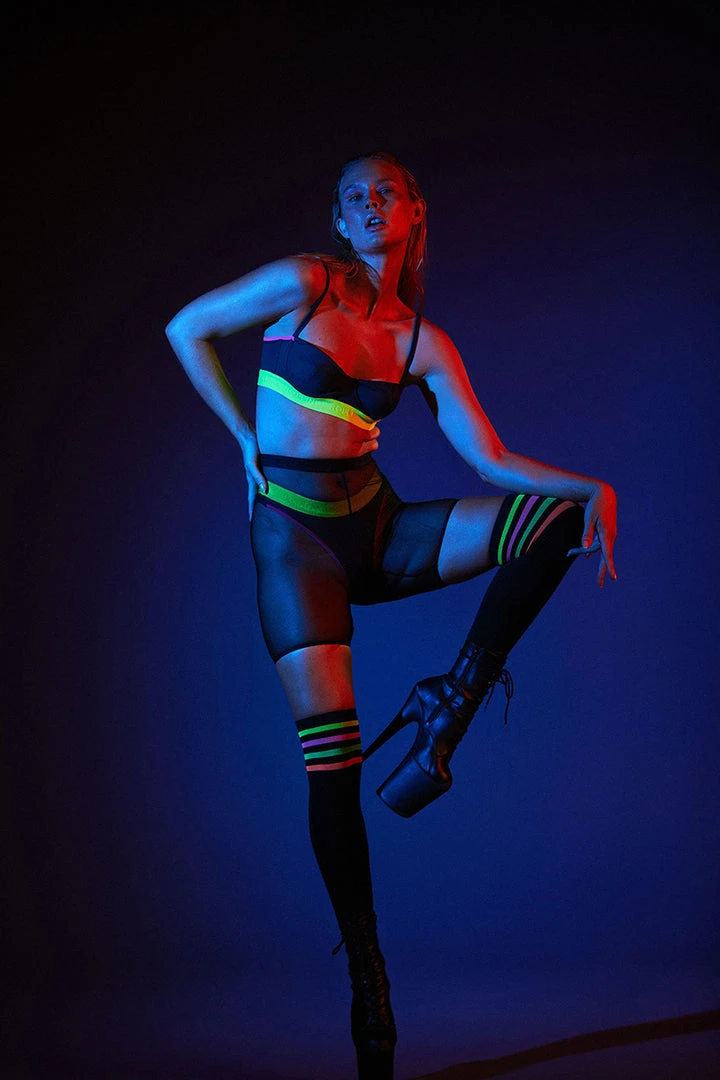 Budget ⭐ All Pole Wear Rolling Bumper Shorts - Mesh Black ❤️ 4 All Pole Wear Rolling Bumper Shorts - Mesh Black