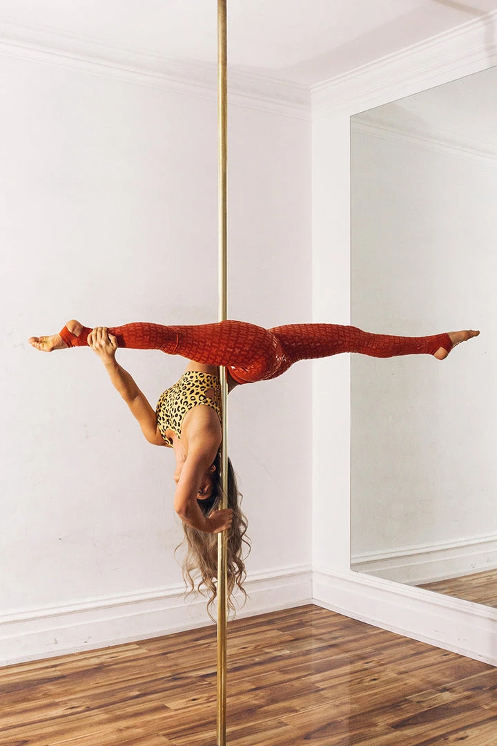 Coupon ✨ All Pole Wear Creatures Of XIX Gecko Grip Leggings - Red Rust 🌟 7 All Pole Wear Creatures Of XIX Gecko Grip Leggings - Red Rust