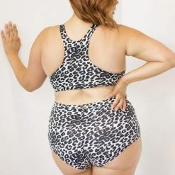 Tops Lunalae Mali Top - Grey Leopard