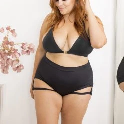 Deals ๐ฅฐ Most Loved Lunalae Lure You High Waisted Garter Shorts - Black ๐ 10 Most Loved Lunalae Lure You High Waisted Garter Shorts - Black