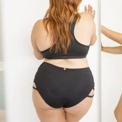 Coupon ⌛ Lunalae High Waist Cross Section Shorts - Black ⌛ 16 Lunalae High Waist Cross Section Shorts - Black