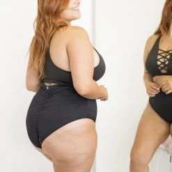 Lunalae High Leg Bottoms - Black All Pole Wear