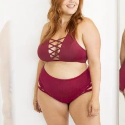 Discount ⭐ Lunalae Alexi Top - Wine Most Loved 🤩 23 Lunalae Alexi Top - Wine Most Loved