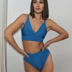 Pole Addict Mona High Leg Bottoms - Dark Teal