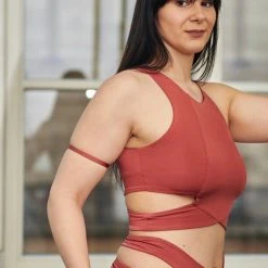 All Pole Wear FANNA Harmony Top - Coral