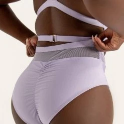 All Pole Wear Tatiana Activewear Lucia Shorts - Lilac