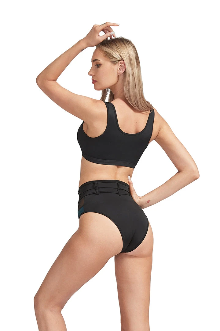 Flash Sale ๐ฏ Hamade Activewear High Waisted Buckle Bottoms - Black ๐คฉ 2 Hamade Activewear High Waisted Buckle Bottoms - Black