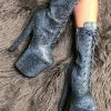 Hella Heels Anaconda Boots - 8inch Shoes