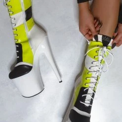 Hella Heels EmpireKicks Sneaker 8inch Boots - Atomic Shoes