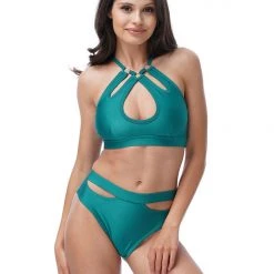 Bandurska Buenos Aires Bottoms - Emerald Green All Pole Wear