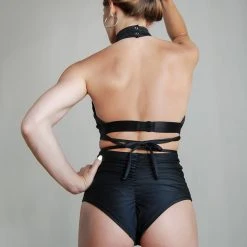 Pole Addict Scrunch Butt Basic High Waist Shorts - Black