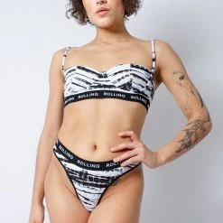 Rolling Alpha Cheeky Shorts - Zebra