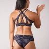 All Pole Wear Off The Pole Criss Cross Sports Bra - Black Camouflage