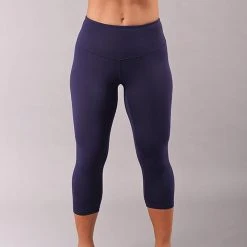 Off The Pole Cropped Lifestyle Leggings - Navy