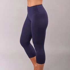 Off The Pole Cropped Lifestyle Leggings - Navy