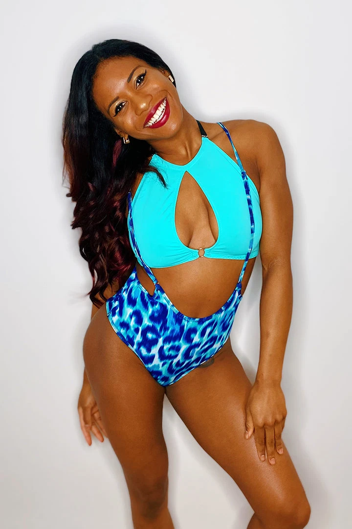 Best deal โญ Hamade Activewear High Waisted Sling Bottoms - Blue Leopard All Pole Wear ๐ฅ 4 Hamade Activewear High Waisted Sling Bottoms - Blue Leopard All Pole Wear