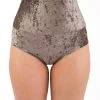 Dragonfly Betty High-Waisted Shorts - Velvet Stone All Pole Wear